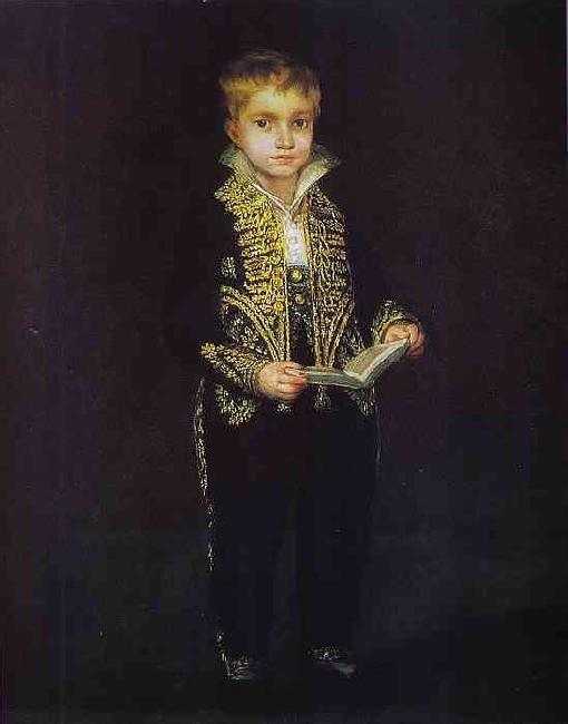 Francisco Jose de Goya Portrait of Victor Guye oil painting picture